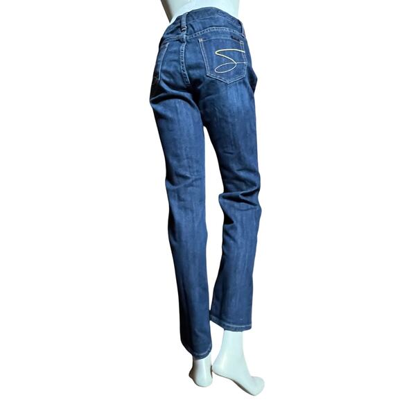 Seven7 Classic Straight Leg Jeans Medium Wash Cotton Blend Size 8 Women's - Picture 4 of 11